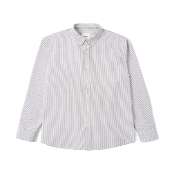 Oxford Vintage Stripe Casual Long-sleeved Shirt For Men