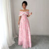Women's Fashion Slim Floral Dress