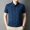 Summer Men's Printed Short-Sleeve Polo Shirt