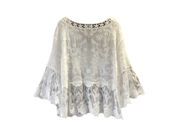 515428c1-0069-40d3-8b49-8101eaba4597.jpg Summer Oversized Knitted Cardigan Cotton Lace Shirt Shawl