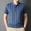 Summer Men's Printed Short-Sleeve Polo Shirt