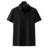 Business Casual Solid Color Polo Shirt Men