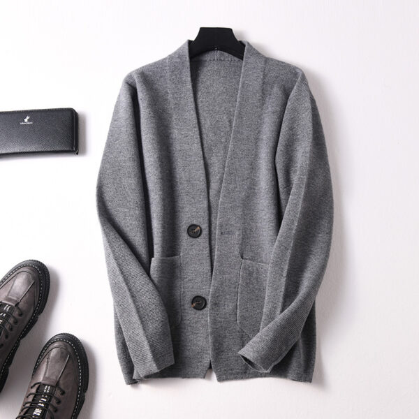 Loose knit cardigan