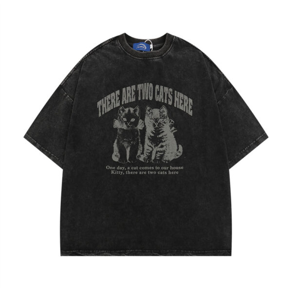 Summer Cotton Short Sleeve T-shirt Men