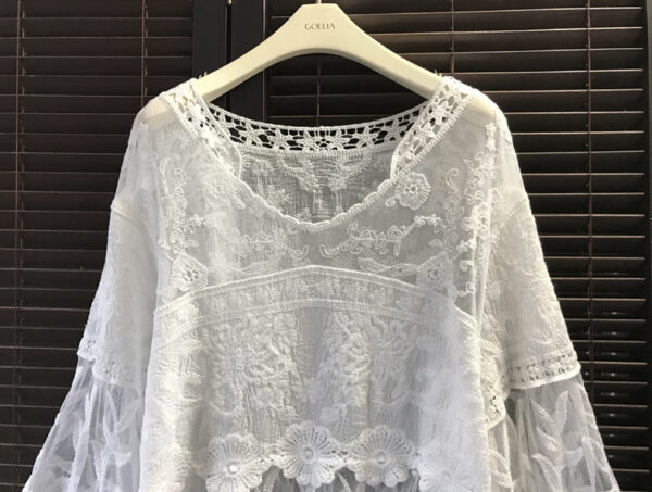 61b9a3f2-fc28-456e-b8e0-1f81bee3a773.jpg Summer Oversized Knitted Cardigan Cotton Lace Shirt Shawl