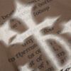 Cross Printed Crew Neck Sweatshirt Men