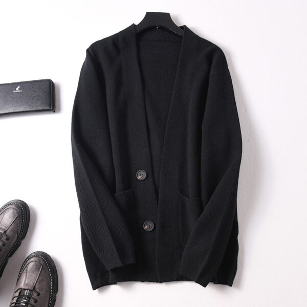 Loose knit cardigan