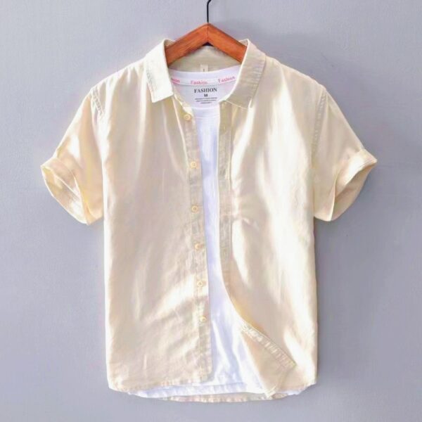 78d54228-eb8b-461a-bdaf-fd7122fcb27b.jpg Summer Short Sleeve Linen Shirt For Men