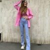 High Casual Minimalist Loose Oversize Shirt Summer