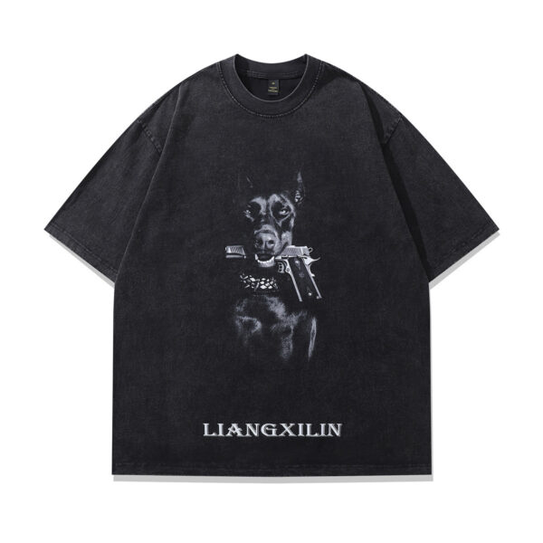 844be9d3-1026-439b-8b12-c6dd93a25f65.jpg Men Women Streetwear Hip Hop Oversized T Shirt Funny Doberma