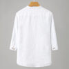 Summer Linen Top  Stand-up Collar Shirt For Men