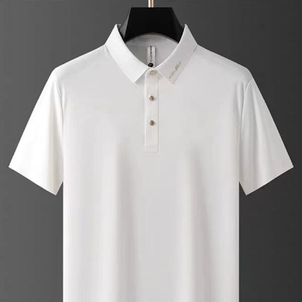 92611799-d350-431c-adb6-631a063ed7b6.jpg Summer Seamless Adhesive Ice Silk Polo Shirt Men