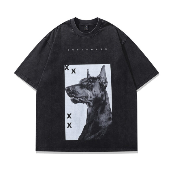92bb269e-191d-42e4-8041-9df2683ace01.jpg Men Women Streetwear Hip Hop Oversized T Shirt Funny Doberma
