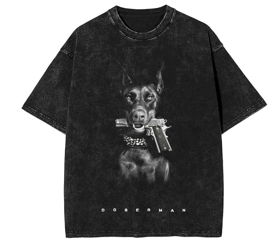 a59f5173-a7d6-481f-b12a-574a6e4ebbf0.jpg Men Women Streetwear Hip Hop Oversized T Shirt Funny Doberma