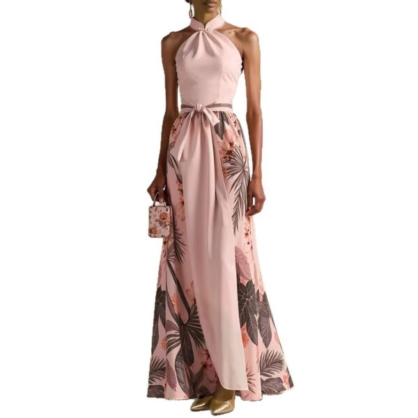 Womens Floral Fashion Casual Dress