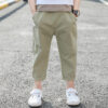 b3a82d02-d613-481e-8313-98ef6cd64579.jpg Summer Cotton And Linen Trousers Children's Casual Pants