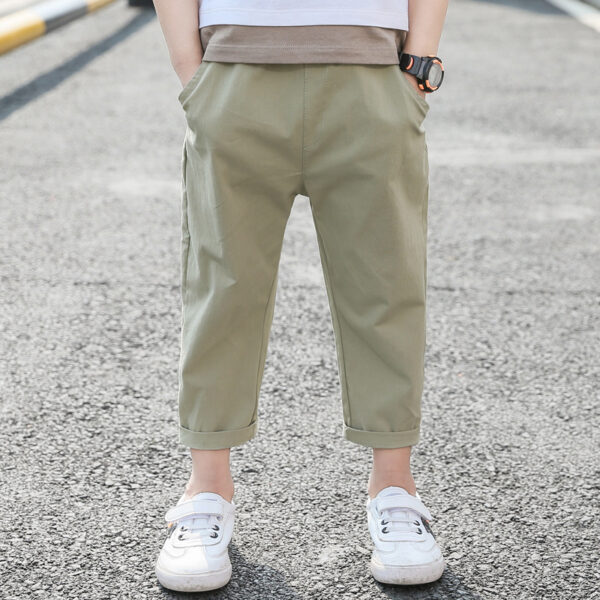 b3a82d02-d613-481e-8313-98ef6cd64579.jpg Summer Cotton And Linen Trousers Children's Casual Pants