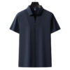 Business Casual Solid Color Polo Shirt Men