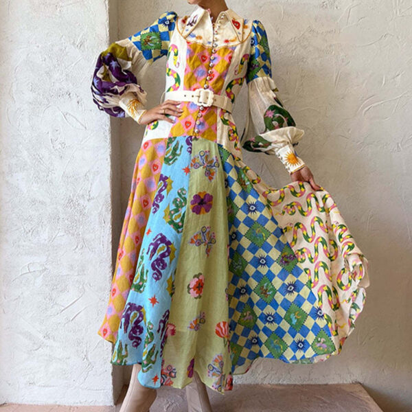 Print Holiday Beach Dress