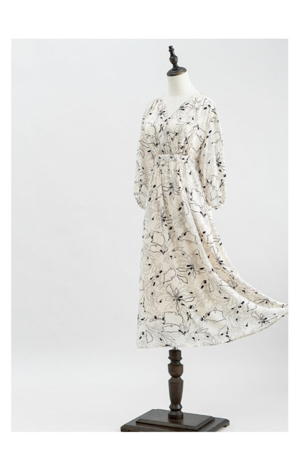 French Silk Loose Maxi Chiffon Dress