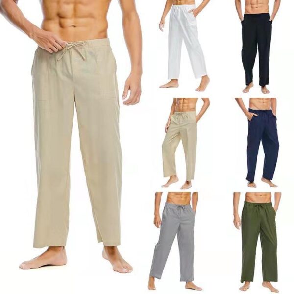 c726c9ca-6945-4eb0-a7a1-24f5639feac8.jpg Casual Linen Cotton Trousers For Men