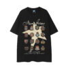 Badge Printed Crew Neck Top Summer Men
