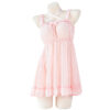 Seductive Semi-sheer Backless Chiffon Dress