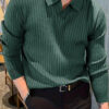 Slim Fit Waffle Knit Polo Shirt