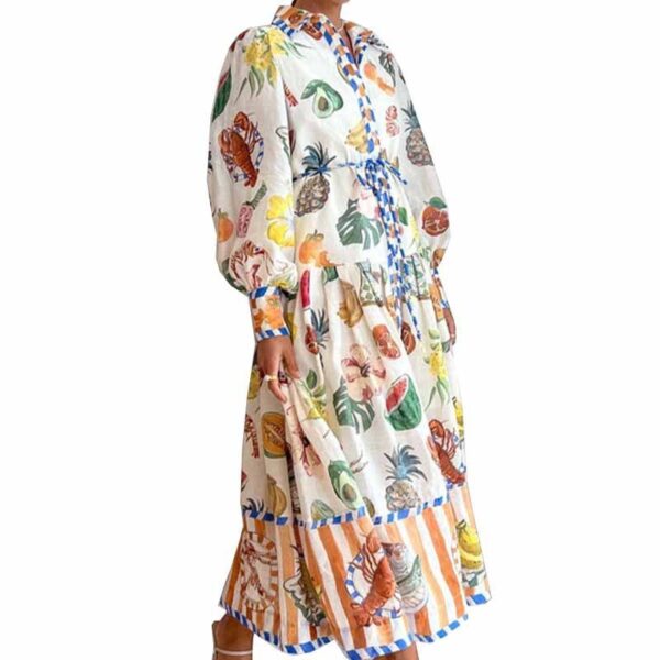 Print Holiday Beach Dress
