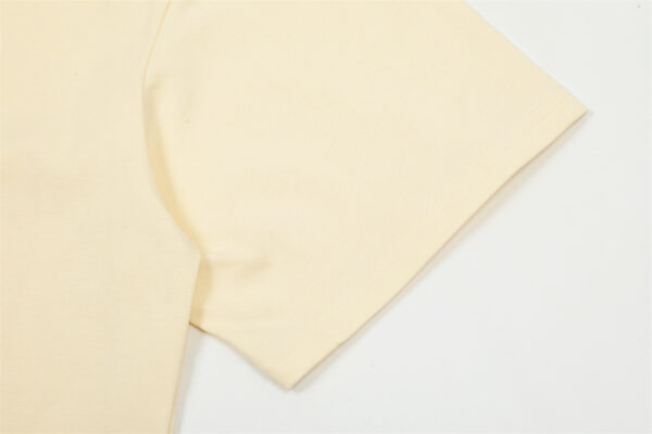 Badge Printed Crew Neck Top Summer Men