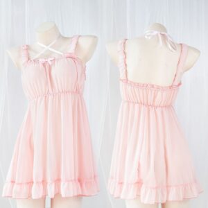 df78c105-2c03-4bc5-ba79-5a10cee1c13b.jpg Seductive Semi-sheer Backless Chiffon Dress
