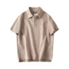 Cotton Loose Silhouette Casual Polo Shirt Men