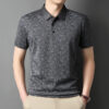Summer Men's Printed Short-Sleeve Polo Shirt
