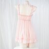 Seductive Semi-sheer Backless Chiffon Dress