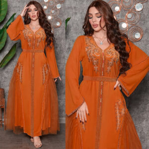 0f48d471-c0bc-4756-a64e-efb36d9e7bf1.jpg Middle East Diamond Beaded Dress Dress Women