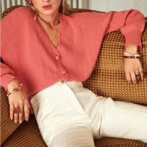 1303020650505.jpg Buttoned loose knit cardigan sweater