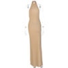 Night Club Style Banquet Bright Silk Long Dress