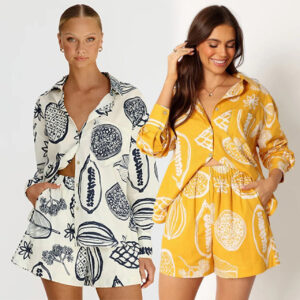 9f4c4fff-4703-44c6-8a87-3f2545d2274d.jpg Early Autumn Casual Premium Fruit Printed Shorts Cardigan Suit