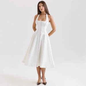 d368c8c3-768c-479a-97e8-5ddb2cca31af.jpg Backless Halter-neck Midi Dress For Women